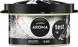 Автомобильный ароматизатор - Aroma Car Organic Organic Black — фото N1