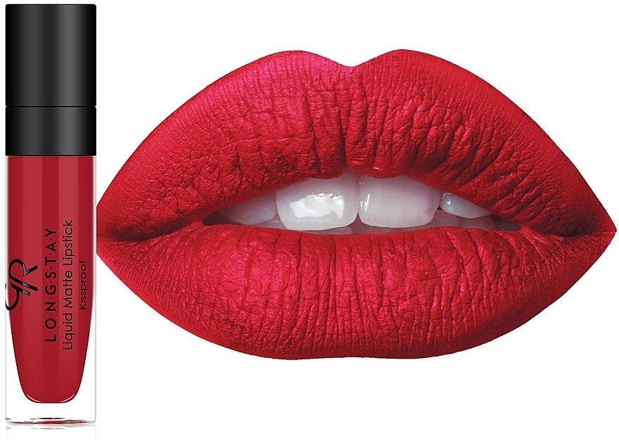 Набір для губ - Golden Rose Matte LipKit Scarlet Red (lipstick/5.5 ml + lipliner/1.6g) — фото N3