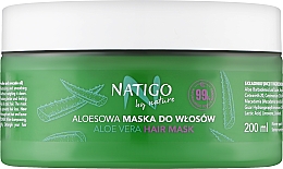 Духи, Парфюмерия, косметика Маска для волос с алоэ вера - Natigo By Nature Aloe Vera Hair Mask