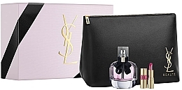 Духи, Парфюмерия, косметика Yves Saint Laurent Mon Paris - Набор (edp/50ml + lipstick/1.4ml + pouch)