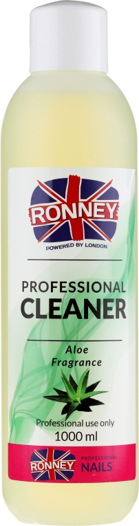 Знежирювач для нігтів "Алое" - Ronney Professional Nail Cleaner Aloe — фото N3