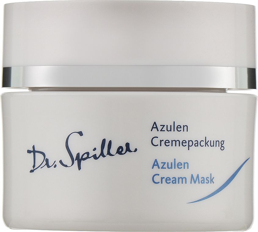 Крем-маска для чувствительной кожи с азуленом - Dr. Spiller Azulen Cream Mask