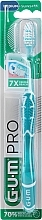 Духи, Парфюмерия, косметика Зубная щетка, средней жесткости "Technique Pro", бирюзовая - G.U.M Medium Compact Toothbrush