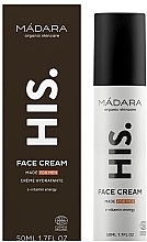 Крем для обличчя для чоловіків - Madara Cosmetics HIS Face Cream — фото N1