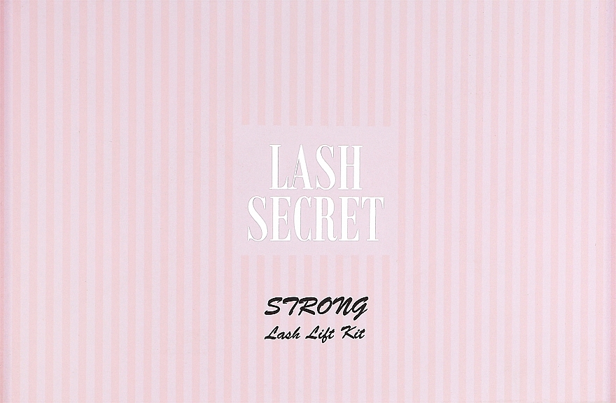 Набор для ламинирования ресниц, 6 продуктов - Lash Secret Strong — фото N1