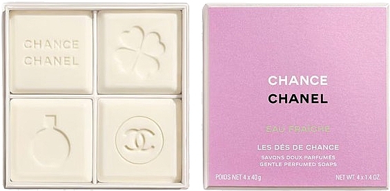 Chanel Chance Eau Fraiche - Набор (soap/4x40g) — фото N1