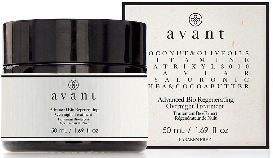 Регенерувальний нічний крем для обличчя - Avant Advanced Bio Regenerating Overnight Treatment — фото N1