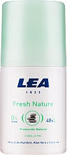 Парфумерія, косметика Кульковий дезодорант з мінеральними галунами - Lea Fresh Nature Mineral Alum Deodorant Roll-On