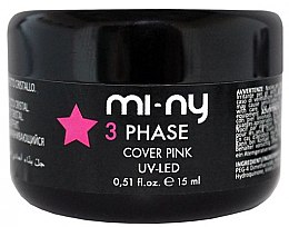 Духи, Парфюмерия, косметика Гель для ногтей - Mi-Ny 3 Phase Cover Pink Nail Gel