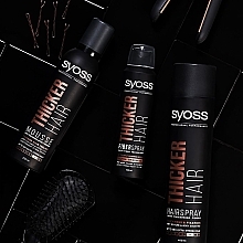 Лак для волосся екстрасильної фіксації з волокнами для потовщення волосся  - Syoss Thicker Hair — фото N4