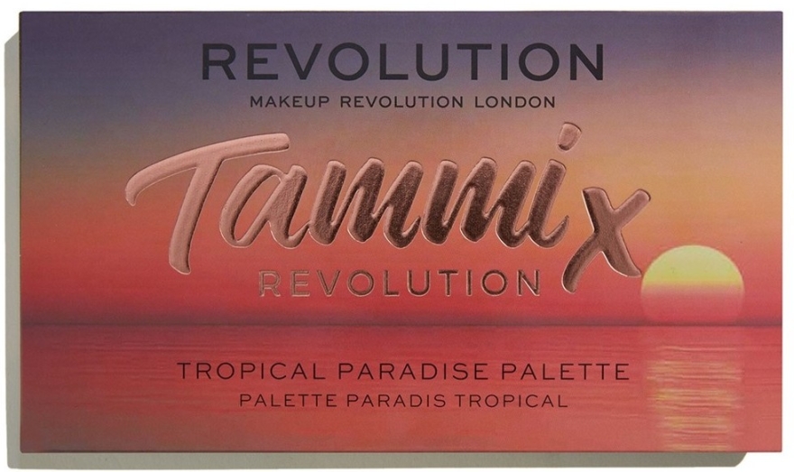 Палетка теней для век - Makeup Revolution X Tammi Tropical Paradise Palette — фото N3