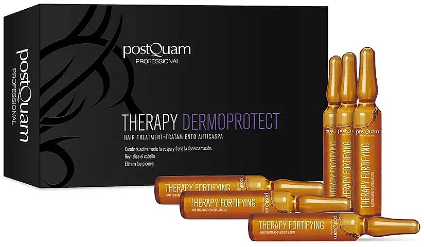Ампулы против перхоти - PostQuam Therapy Dermoprotect Anti-Dandruff Treatment — фото N1