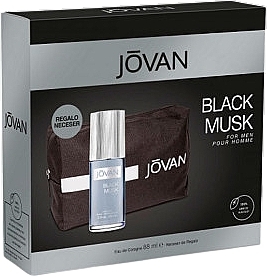 Jovan Black Musk - Набор (edc/88ml + bag/1pcs) — фото N1