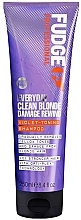Щоденний тонувальний шампунь для волосся - Fudge Every Day Clean Blonde Damage Rewind Violet-Toning Shampoo — фото N1