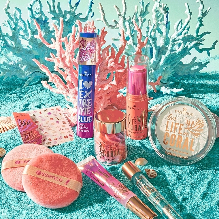 Спонж для макіяжу - Essence Live Life In Coral Powder Puff Duo Coral Crush Companions! — фото N3