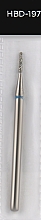 Парфумерія, косметика Фреза алмазна, заокруглений циліндр, L-6 мм, 1.0 мм, синя - Head The Beauty Tools