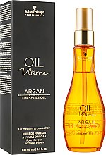 Олія арганії для нормального та жорсткого волосся - Schwarzkopf Professional Oil Ultime Argan Finishing Oil — фото N1