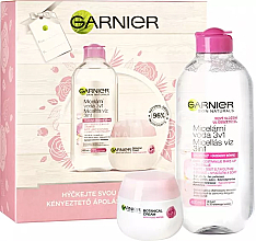 Набор - Garnier Sensitive Skin Rose (micellar/400ml + f/cream/50ml) — фото N1
