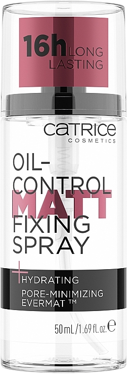 Фиксирующий спрей - Catrice Oil-Control Matt Fixing Spray — фото N1