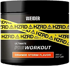 Предтренировочный комплекс - Weider HZRD Orange Storm Orange — фото N1