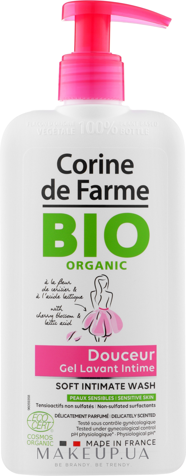 Средство для интимной гигиены - Corine De Farme Bio Organic Gel Intime — фото 250ml