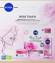 Набор - NIVEA Rose XMASS (f/cr/50ml + f/mask/1pc + f/foam/150ml) — фото N1