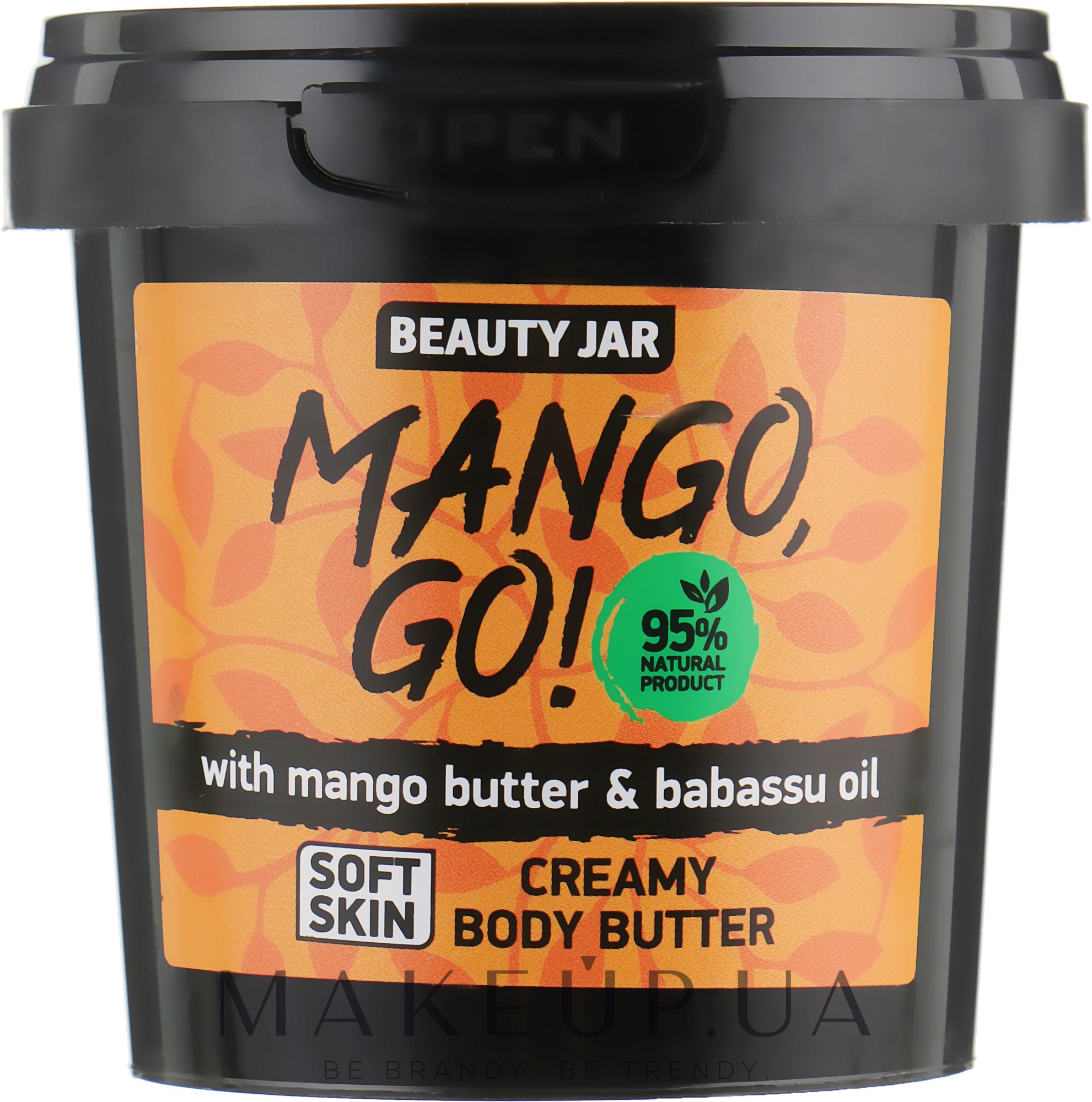Крем-масло для тела "Mango, Go!" - Beauty Jar Shimmering Creamy Body Butter — фото 135g
