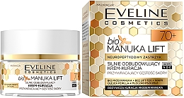 Духи, Парфюмерия, косметика Восстанавливающий крем для разглаживания морщин - Eveline Cosmetics Bio Manuka Bee Lift-tox 70+