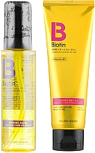 Парфумерія, косметика Набір - Holika Holika Biotin DamageCare Oil serum & Essence Wax (ser/80ml + ess/120ml)