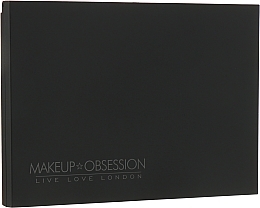 УЦЕНКА Палетка-рефил матовая, черная - Makeup Obsession Palette Medium Luxe Matte Black * — фото N1