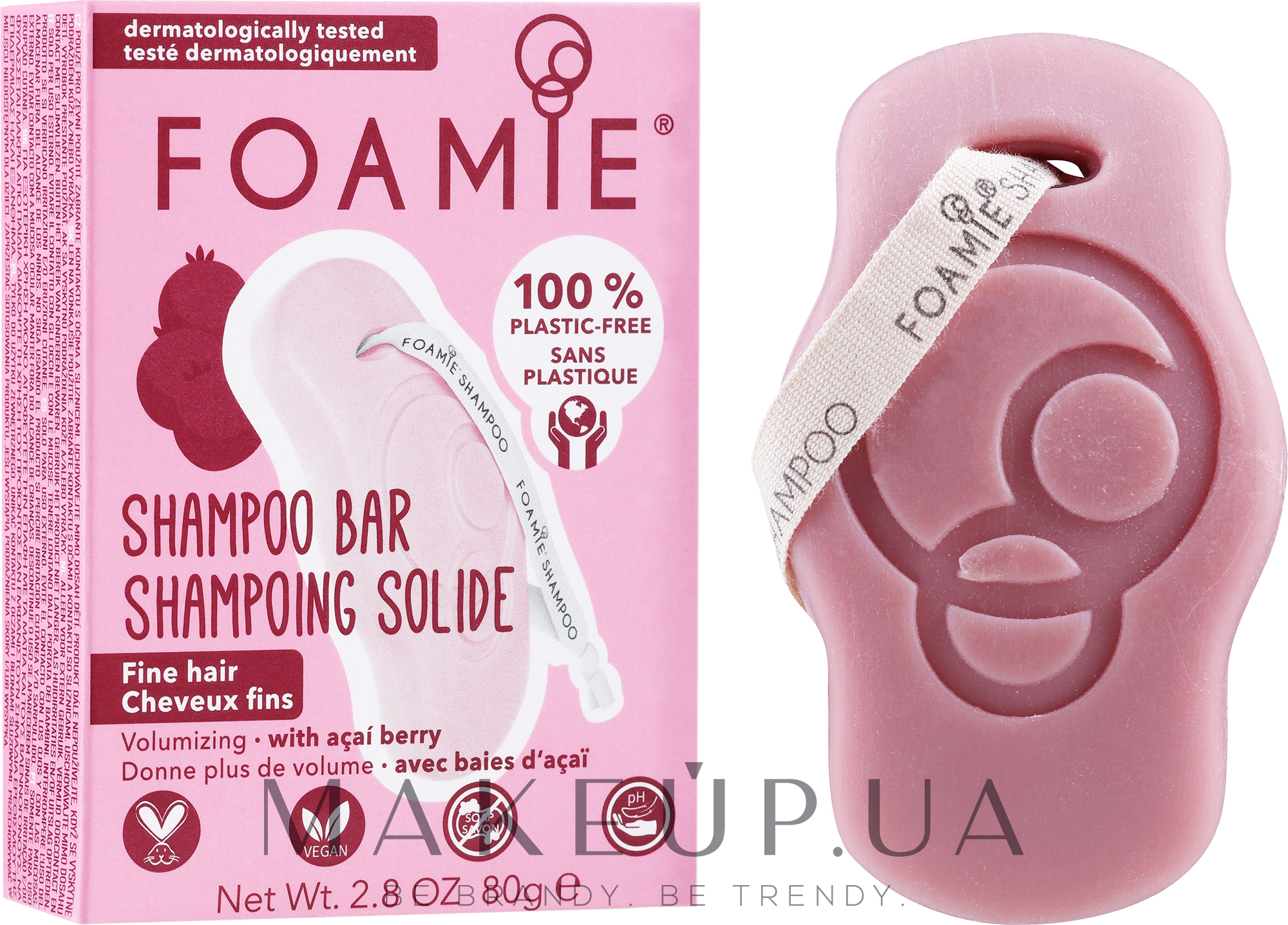 Твердий шампунь - Foamie You Re Adorabowl Shampoo Bar — фото 80g