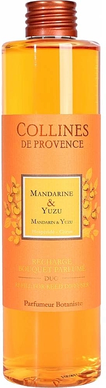 Аромадиффузор "Мандарин и Юдзу" - Collines de Provence Bouquet Aromatique Mandarine & Yuzu (сменный блок)  — фото N1
