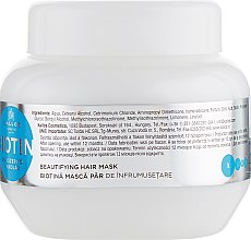Маска для волос с биотином - Kallos Cosmetics Biotin Beautifying Mask — фото N2