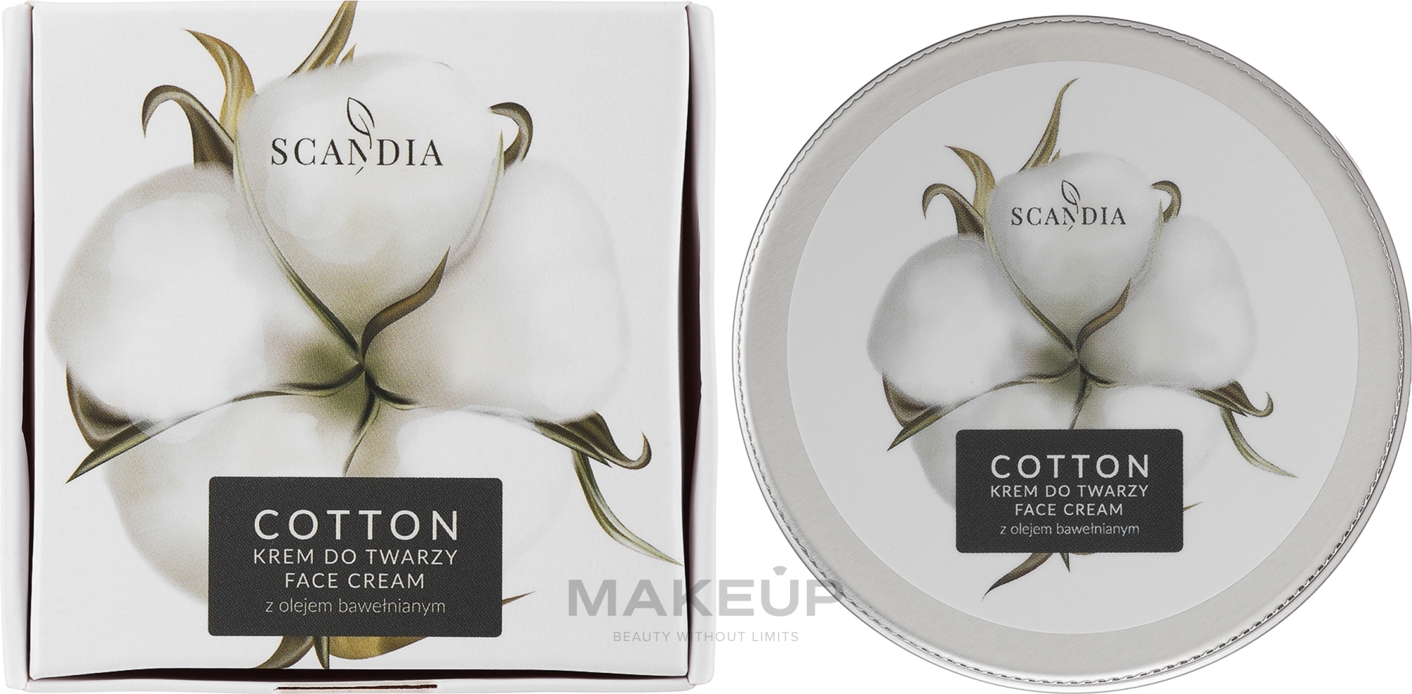 Крем для лица с хлопковым маслом - Scandia Cosmetics Cotton — фото 50ml