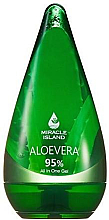 Парфумерія, косметика Гель для обличчя, тіла і волосся "Алое вера" - Miracle Island Aloevera 95% All In One Gel
