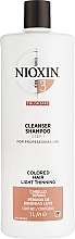 Очищающий шампунь - Nioxin System 3 Cleanser Shampoo Step 1 Colored Hair Light Thinning — фото N2