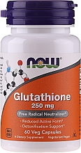 Капсули "Глутатіон", 250 мг - Now Foods Glutathione — фото N1