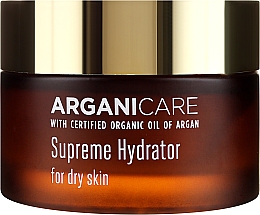 Зволожувальний крем для обличчя - Arganicare Shea Butter Supreme Hydrator — фото N2