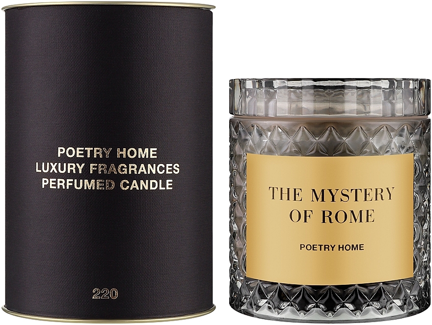 Poetry Home The Mystery Of Rome Candle - Парфюмированная свеча — фото N4