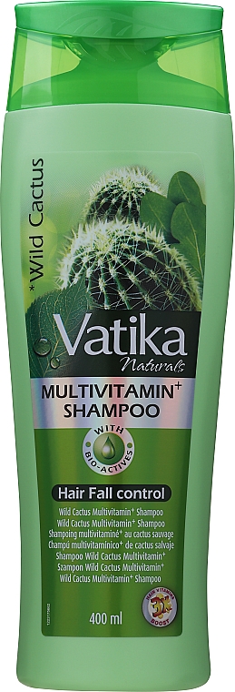 Шампунь для волос "Укрепление и питание" - Dabur Vatika Wild Cactus Shampoo — фото N3