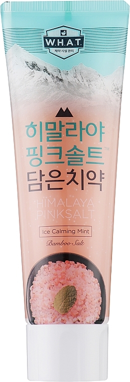 Заспокійлива зубна паста з рожевою гімалайською сіллю та м'ятою - LG Household & Health Perioe Himalaya Pink Salt Ice Calming Mint — фото N1