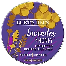 Бальзам для губ - Burt's Bees Lavender & Honey Lip Butter — фото N1
