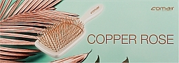 Щетка для волос массажная - Comair Paddle Brush Copper Rose — фото N3