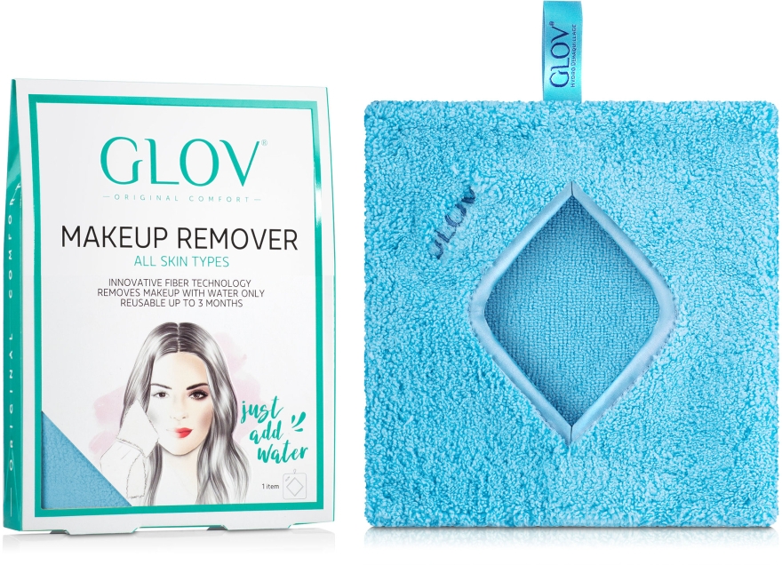 Рукавичка для снятия макияжа, синяя - Glov Comfort Makeup Remover
