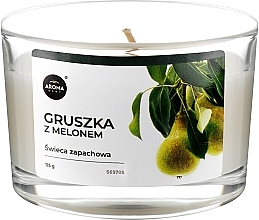 Aroma Home Basic Pear With Melon - Ароматическая свеча — фото N1