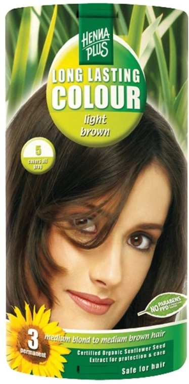 Стойкая краска для волос - Henna Plus Long Lasting Colour