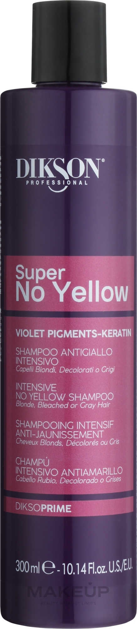 Шампунь для нейтрализации желтизны - Dikson Super No-Yellow Shampoo — фото 300ml