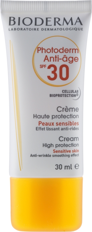 Антивозрастной солнцезащитный крем - Bioderma Photoderm Anti-Age SPF30 Cream — фото N1