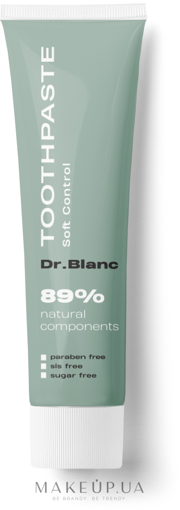 Зубна паста заспокійлива "Soft Control" - Dr.Blanc Toothpaste Green — фото 60ml