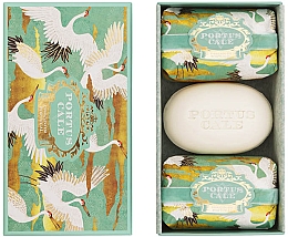 Парфумерія, косметика Набір - Castelbel Portus Cale White Crane Soap (soap/3 x 150g)